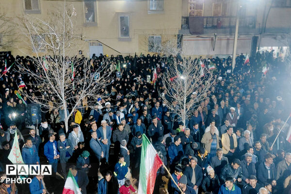 اجتماع قافله عزاداری شهرستان لردگان برای خون خواهی رهبر شهید