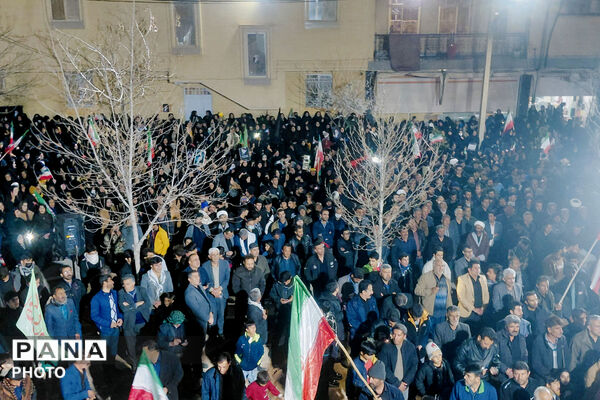 اجتماع قافله عزاداری شهرستان لردگان برای خون خواهی رهبر شهید