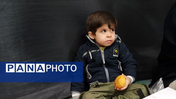 حضور پر شور کودکان مارگونی در مراسم عزاداری ایام فاطمیه