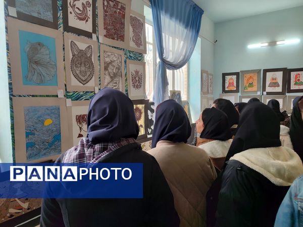 نمایشگاه ماها در هنرستان بصیرت آشخانه