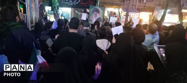 حضور گسترده و پرشور مردم انقلابی نیشابور در اجتماع خونخواهی رهبر انقلاب