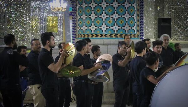 اقامه عزای هیات جواد الائمه (ع) در حرم مطهر حضرت محمد هلال بن علی بن ابیطالب (ع)