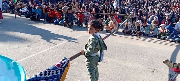 حضور پر رنگ کودکان در جشن باستانی چله خرد کاشمر