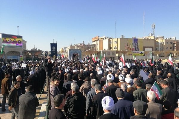 تشییع پیکرهای مطهر 7 شهید گمنام همزمان با سالروز شهادت حضرت زهرا(س) در قم