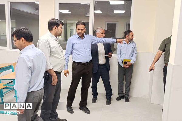 بازدید مدیران کل آموزش و پرورش و نوسازی مدارس از دبیرستان سبز فردوسی بجنورد