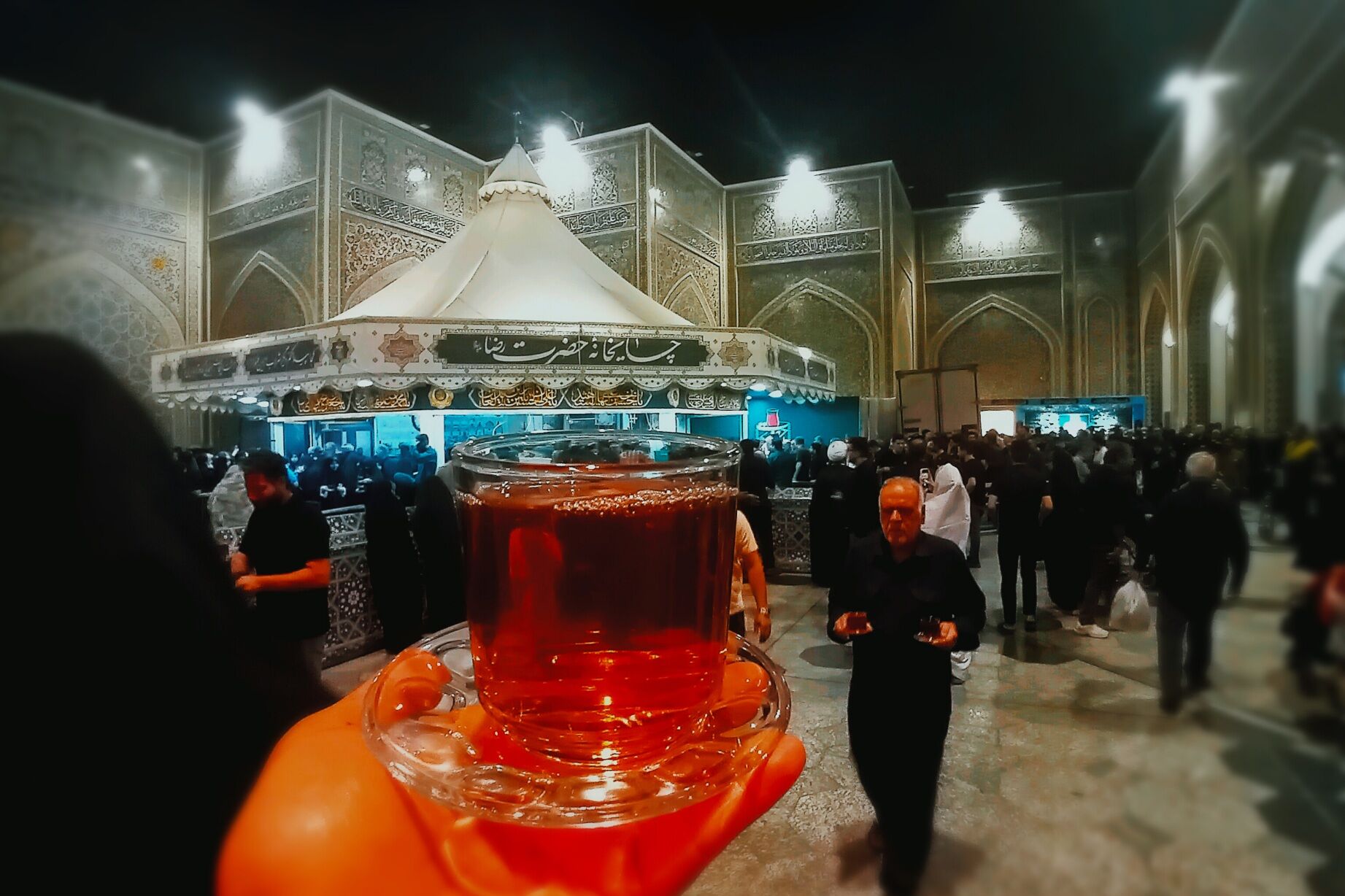 مشهد در انتظار وداع