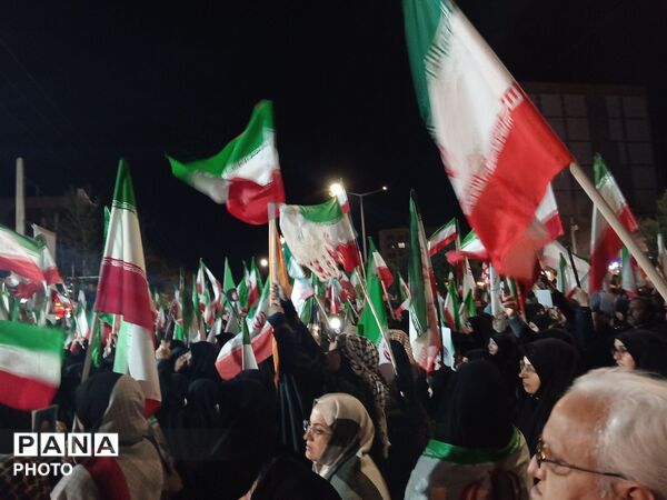  حضور پرشور مردم شهید پرور شهرستان نیشابور در اربعین شهادت رهبر شهید و شهدای میناب