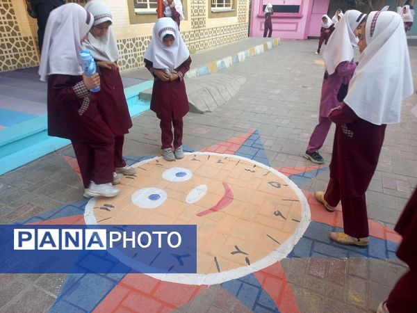 پروژه حیاط پویا در دبستان  شطیطه نیشابور