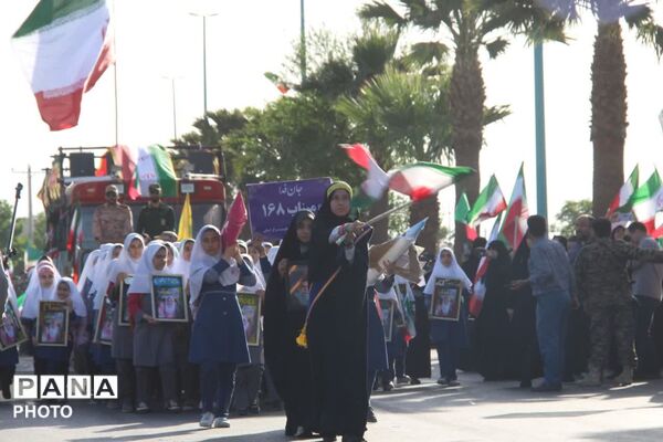 رزمایش امام رضایی های یزد