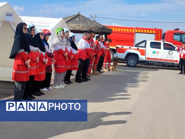 مراسم گرامیداشت هفته پدافند غیرعامل در دبیرستان عشایری شبانه‌روزی نسیبه