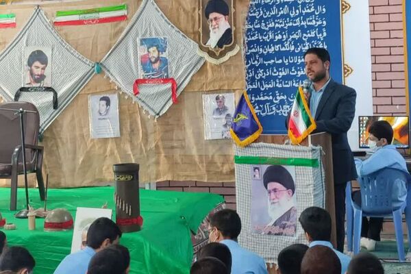 مراسم یادواره شهدا در آموزشگاه امین شهید بکائی