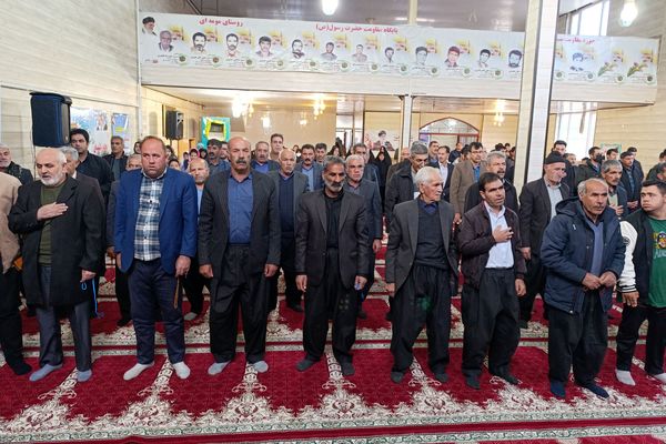 یادواره شهدا در دهستان مومه‌ای از توابع اسلام آباد غرب 