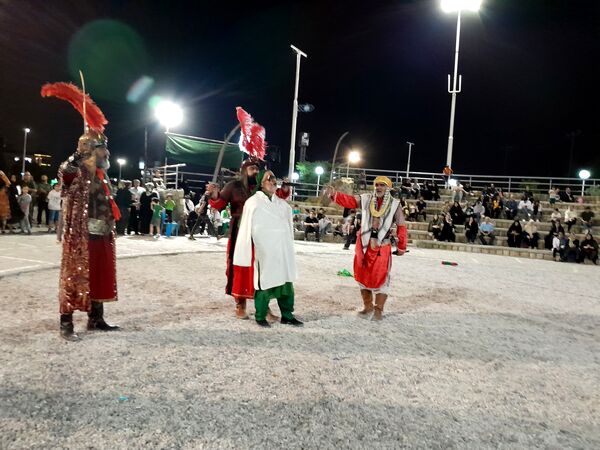 تعزیه‌خوانی گروه محبان الحسین در میدانگاه بوستان کوهسنگی