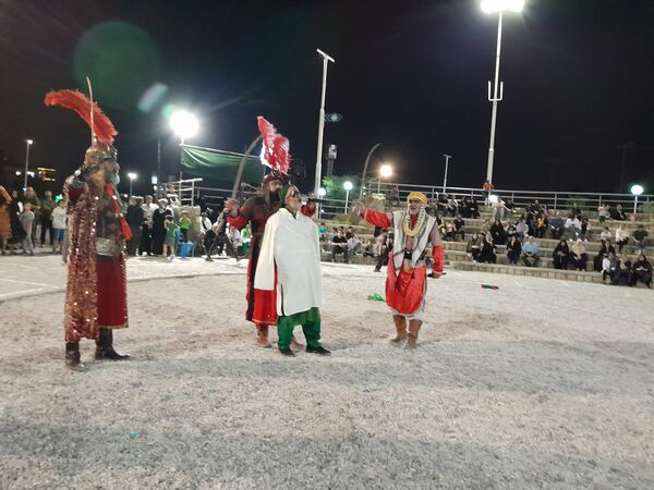 تعزیه‌خوانی گروه محبان الحسین در میدانگاه بوستان کوهسنگی