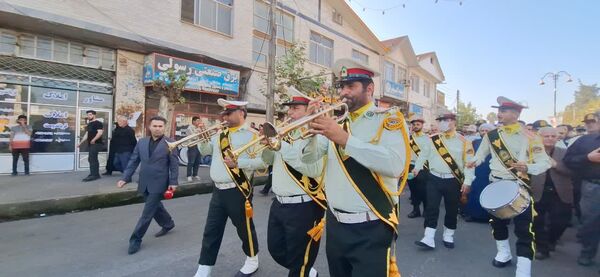 تشییع پیکر شهید امنیت در املش