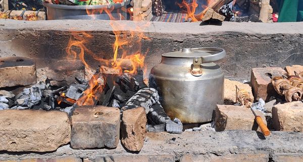 آیین باستانی سیزده بدر در دهکده ی  چوبی نیشابور