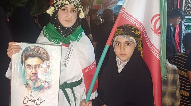 سوگواری «احلی من العسل» با حضور دانش‌آموزان البرز