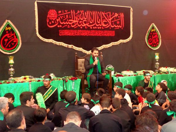 مراسم عزاداری حضرت رقیه (س) در هیات مهندسین بقیع شریف قم