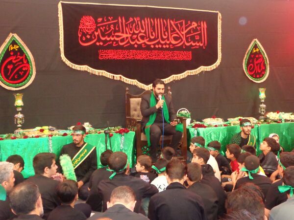 مراسم عزاداری حضرت رقیه (س) در هیات مهندسین بقیع شریف قم