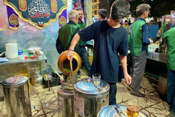 تجلی ایثار و عشق در بلوار فضل نیشابور 