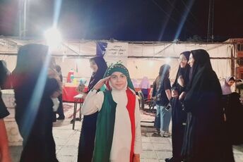 برپایی موکب ایران سرای امید در تفت