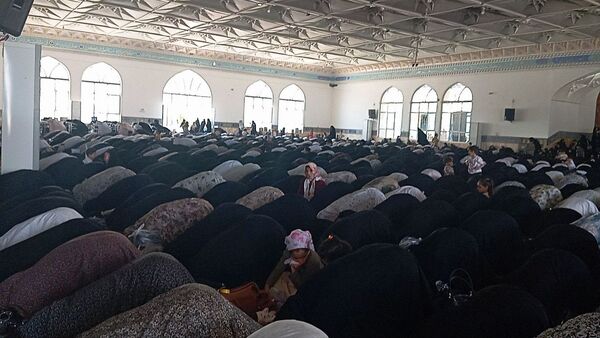 نماز جمعه ای با رنگ خون شهید در کاشمر