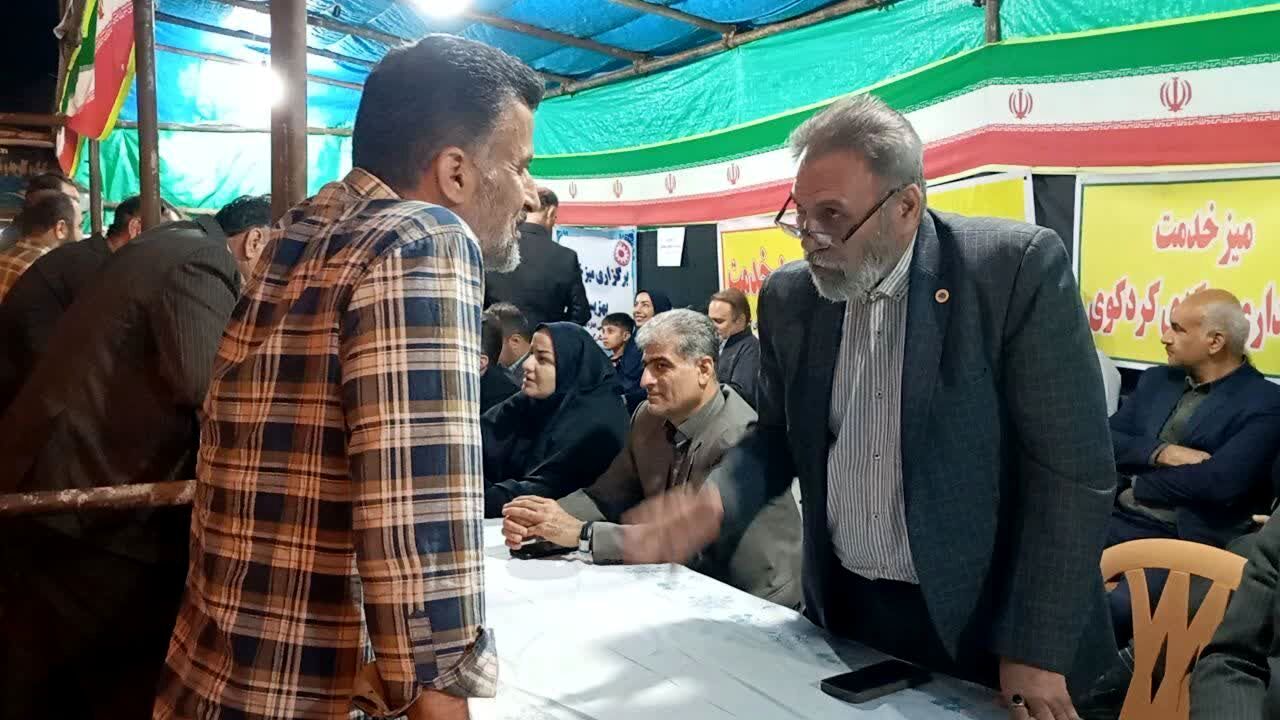 برنامه ارتباطی و مردمی میز خدمت در کردکوی