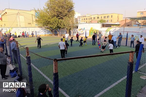 مسابقات ورزشی پدر پسری در دبستان امام علی (ع) شهرری