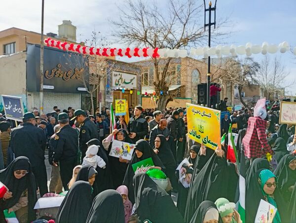  راهپیمایی بیست و دو بهمن در کاشمر