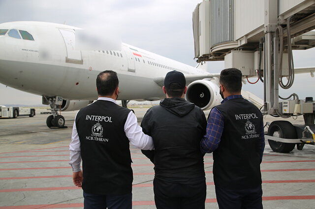 استرداد متهم متواری توسط پلیس بین‌الملل فراجا