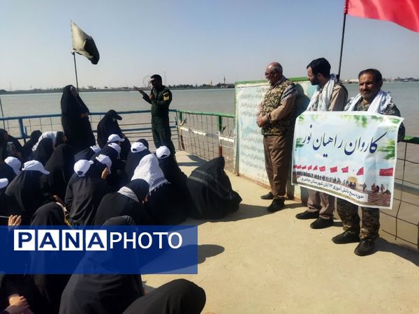 کاروان راهیان نور دانش‌آموزان دختر خراسان شمالی