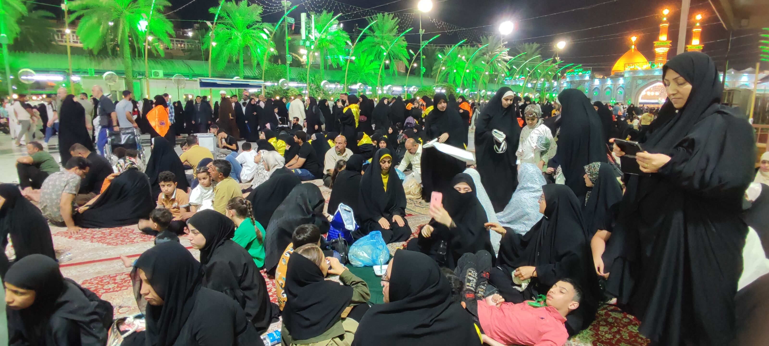 گزارش کوچکترین خبرنگار پانا از حال و هوای کربلای معلا 