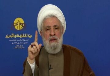 شیخ نعیم قاسم: حزب‌الله در کنار ایران است