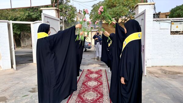 آغاز رسمی آیین بازگشایی مدارس شهرستان کاشمر در دبیرستان حضرت زینب(س)