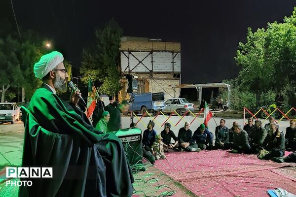 حسینیه شهدای شهر بار، رنگ بوی محرم گرفت به مناسبت ماه عزای آل اللّه