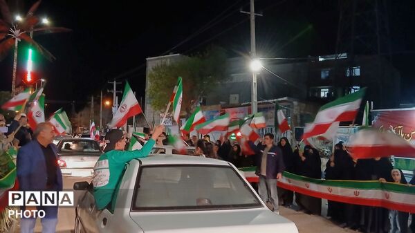  برپایی باشکوه موکب مدرسه با نور و نوای شبانه در فیروزان