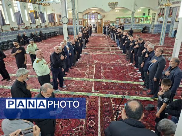 مراسم سوگواری و عزاداری خیابانی ۲۸ صفر در اهر 