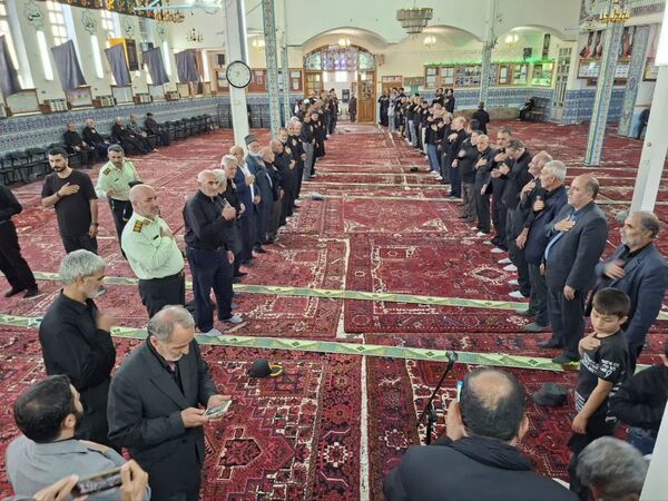 مراسم سوگواری و عزاداری خیابانی ۲۸ صفر در اهر 