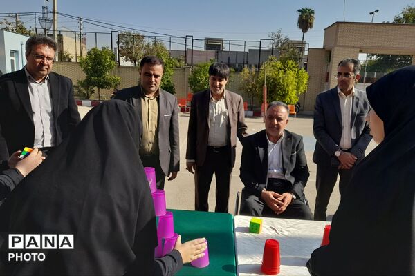 افتتاحیه هفته تربیت بدنی در دبیرستان شاهد فیض