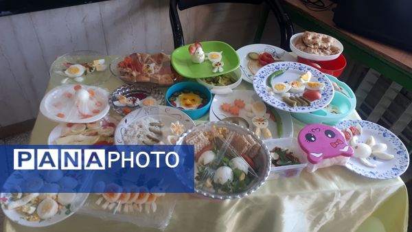 جشنواره تخم مرغ دبستان دخترانه فاطمه بهزادی  چناران