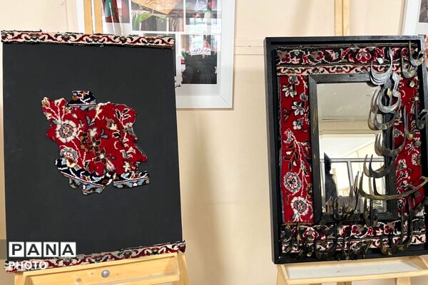 عطر گل‌ها و رنگ هنر در مدرسه فنی‌وحرفه‌ای هجرت به هم آمیخت