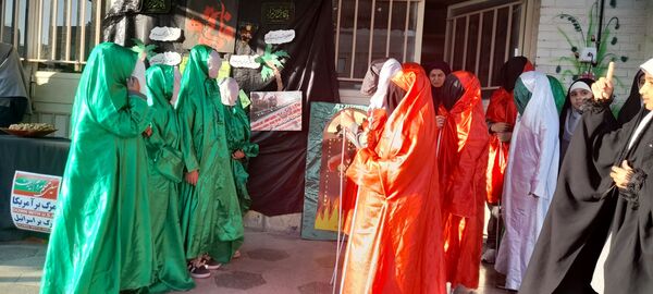 مراسم شهادت حضرت فاطمه زهرا و روز استکبار جهانی در دبستان نیایش 