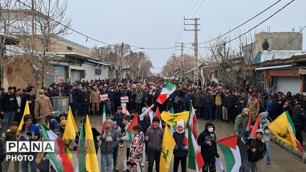 حضور پرشور مردم چاراویماق در راهپیمایی روز قدس؛ فریاد وحدت و مقاومت