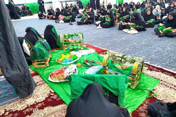 سوگواره شیرخوارگان حسینی در شهرستان باشت