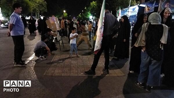 موکب جبهه فرهنگیان نیشابور در هشتاد و نهمین شب از اجتماعات مردمی 