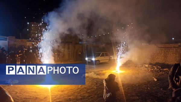 مراسم نور افشانی و ایستگاه صلواتی در شهرستان سملقان