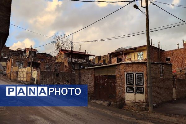 حال هوای شهر زیبای بار بعد از اولین بارش باران زمستانی