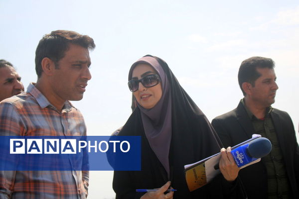 آیین شروع عملیات اجرایی دبیرستان 12 کلاسه شهید اسماعیل محمدپور در تنگک بوشهر