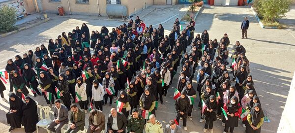 مراسم نکوداشت هفته پدافند غیرعامل در مدارس شهرستان هلیلان