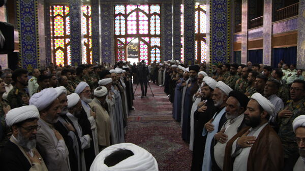 برگزاری دسته عزای روحانیون یزدی به مناسبت سالروز ارتحال امام خمینی (ره)